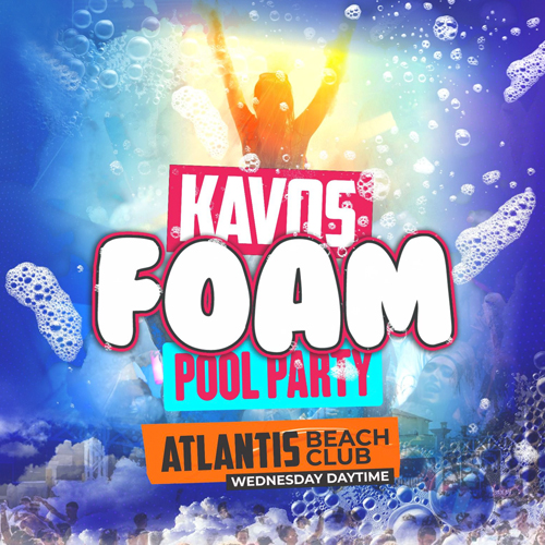 Kavos Mega Foam Party Kavos Events 2024 Kavos Tickets Summer