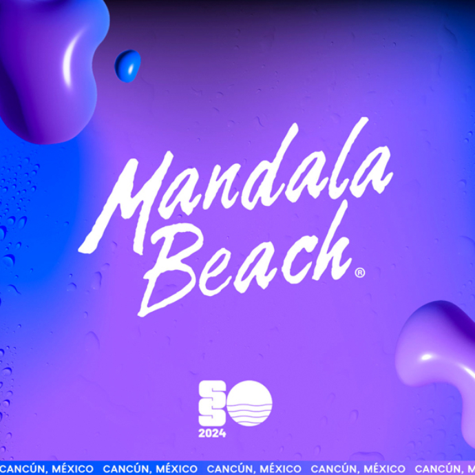 Mandala Beach (Night) Cancun Spring Break Pool Parties 2025 Summer