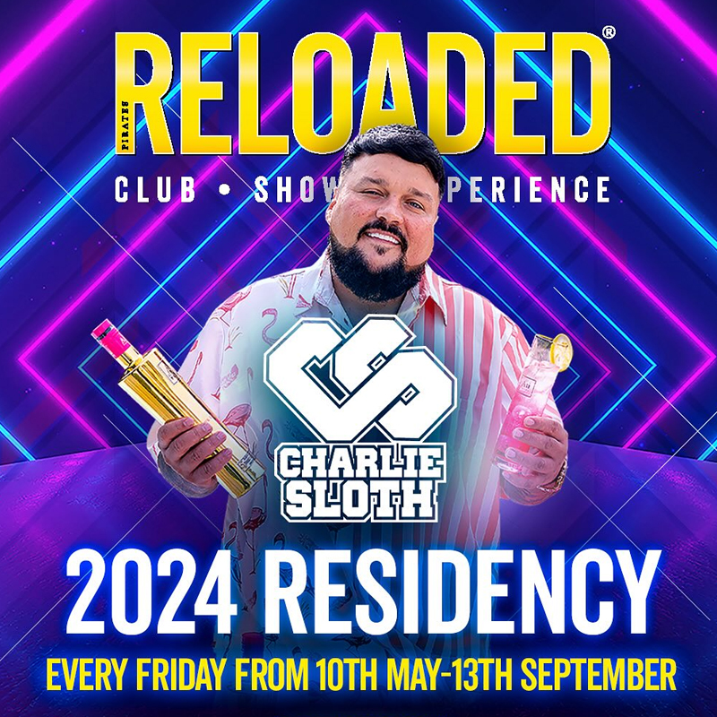 Charlie Sloth announces – Magaluf Summer 2024 Residency