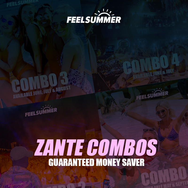 Zante Event Combos 2024 – Save Money!!!