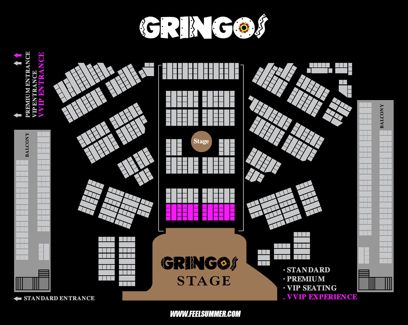 Magaluf Gringos vvip seating
