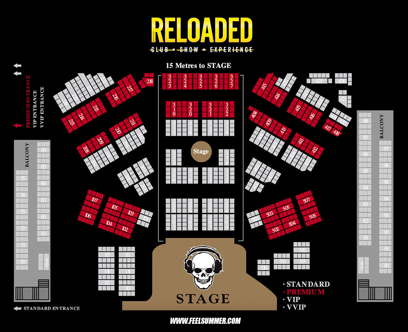 magaluf reloaded premium seating