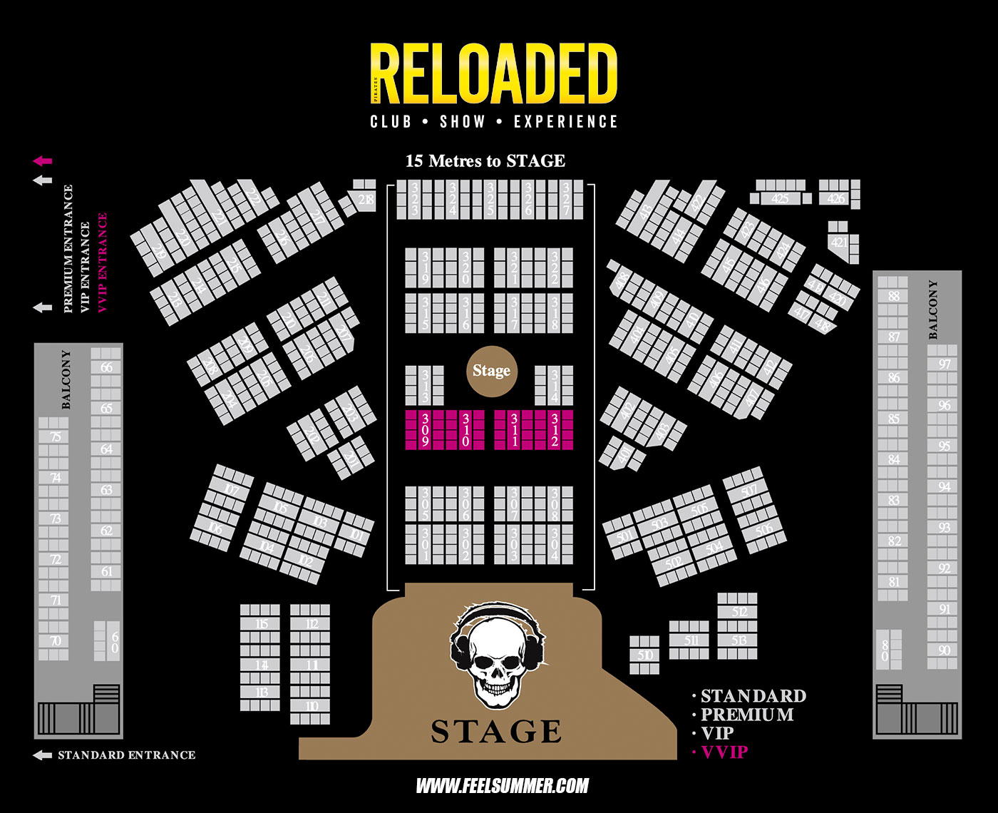 magaluf reloaded vvip seating